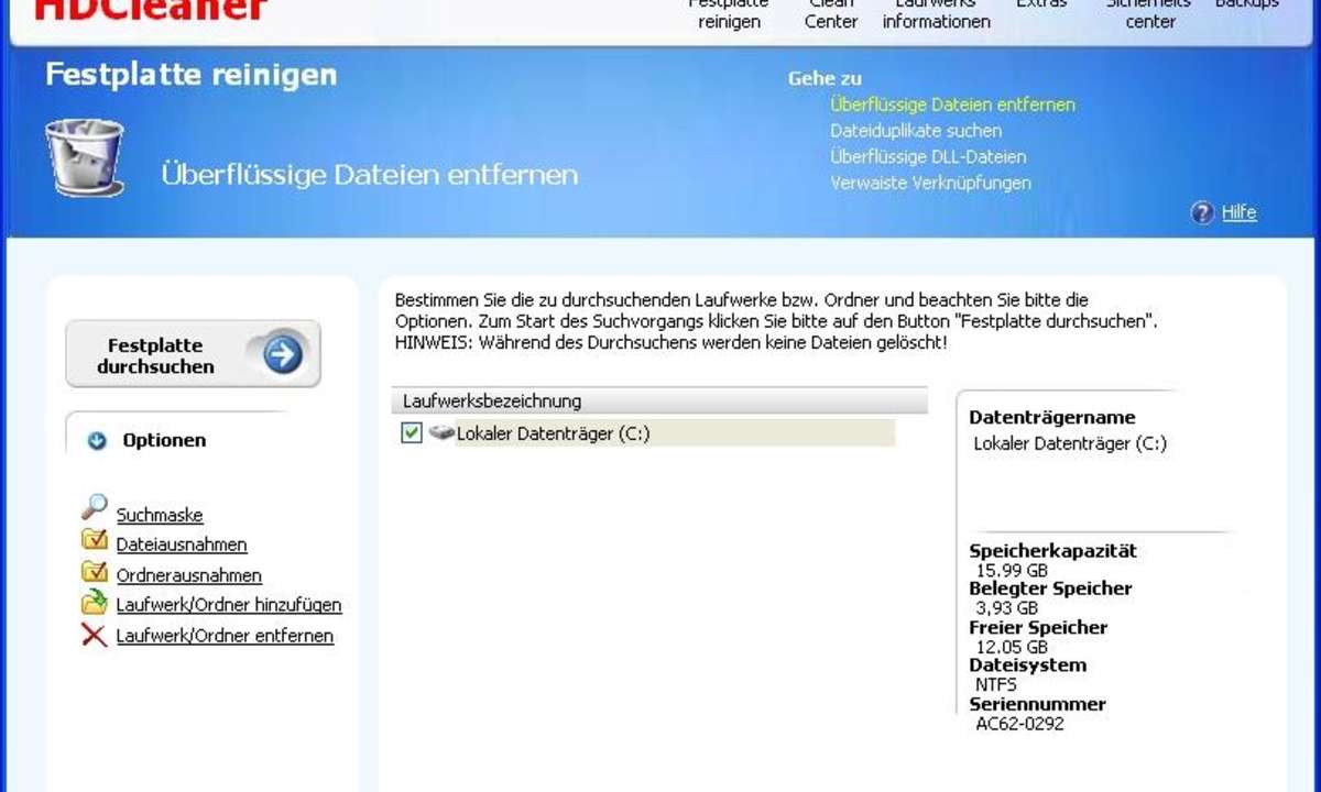 HDCleaner
