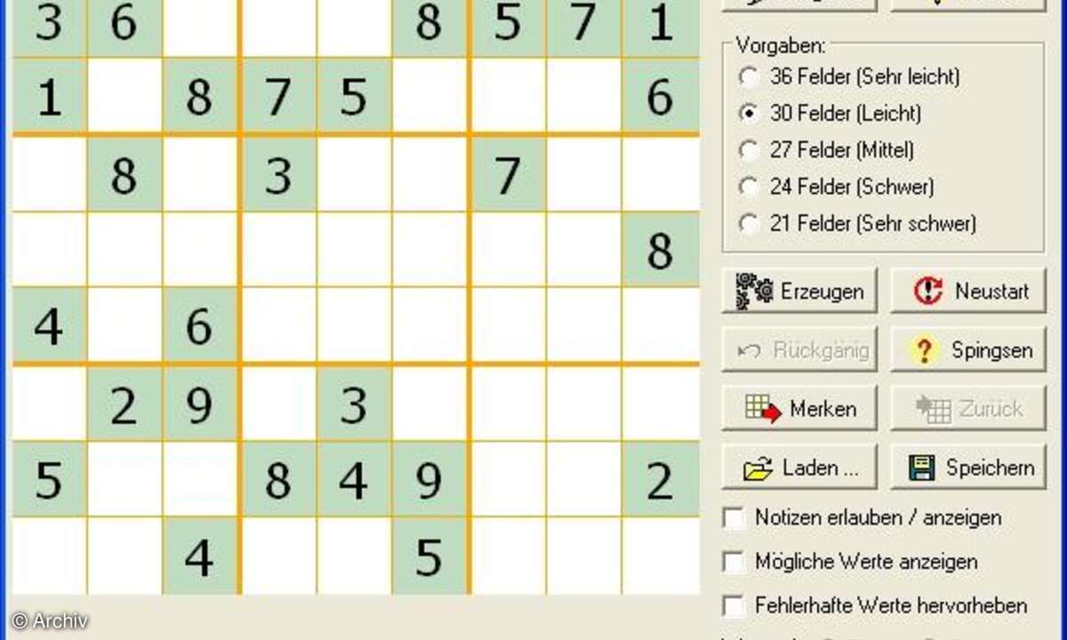 Heyer`s Sudoku-Generator