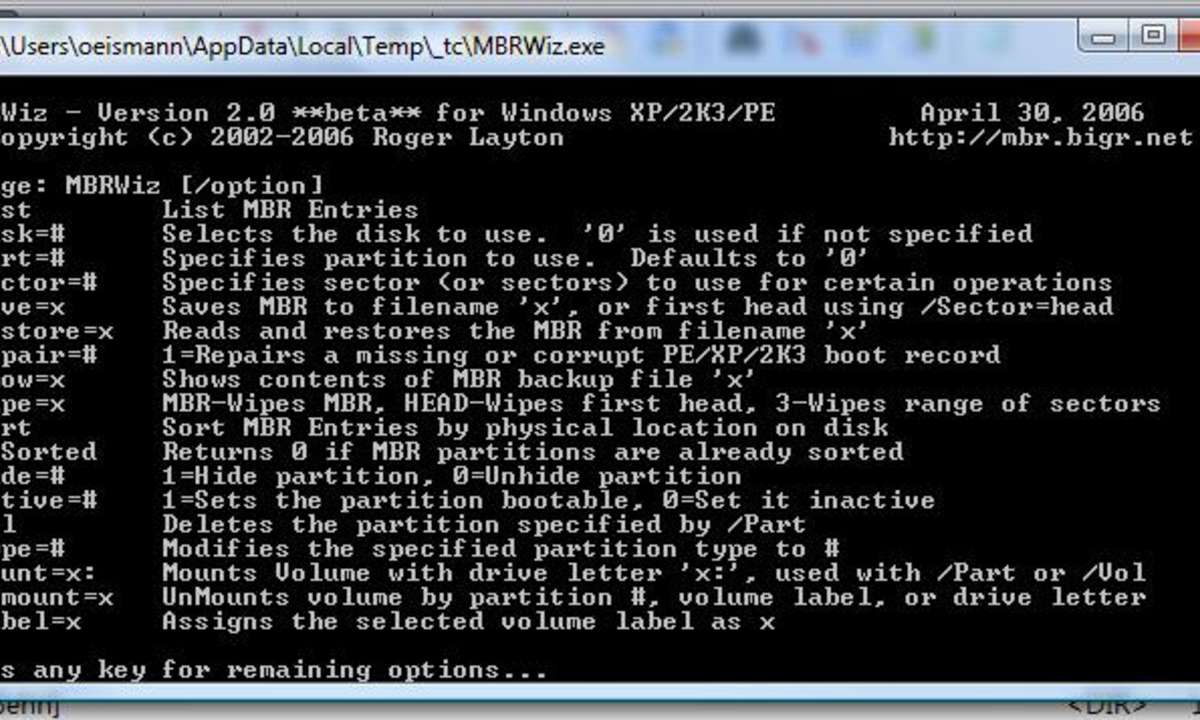 MBRWizard