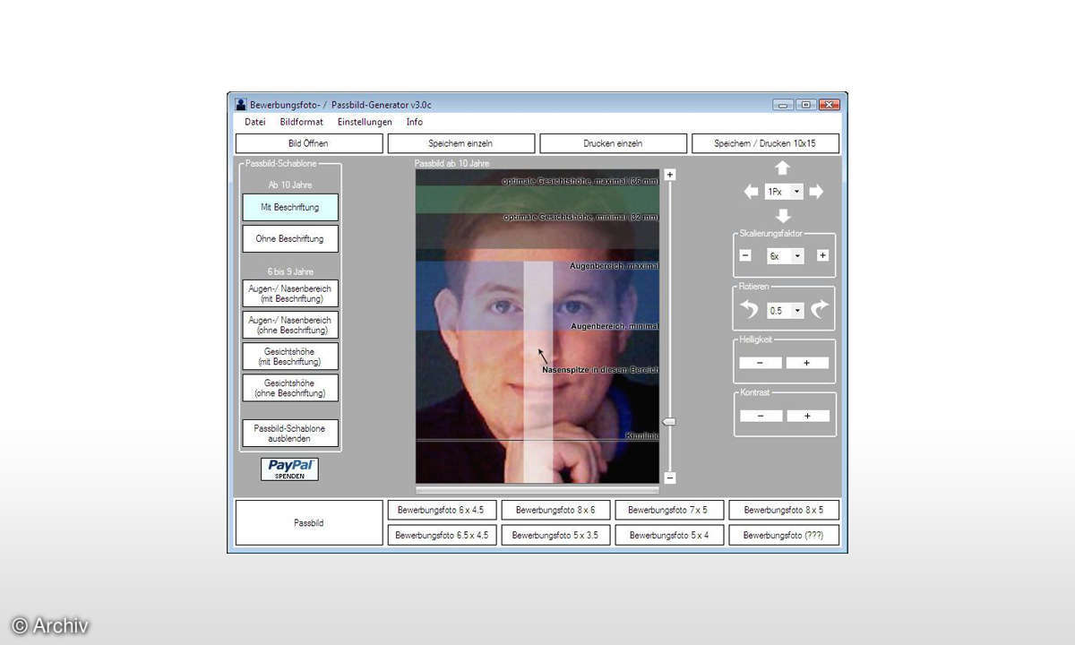 Passbild Generator