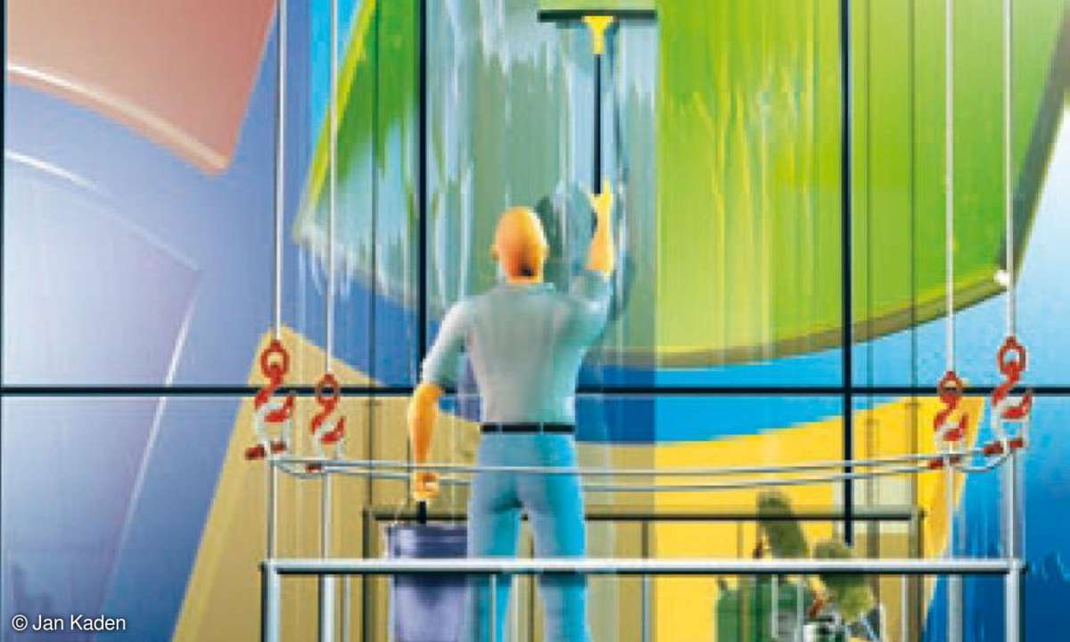 Windows Software Aufmacher Reinigung