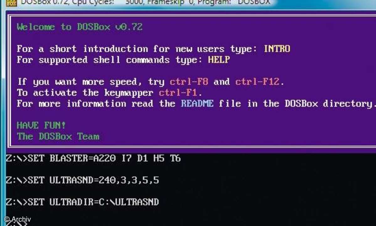 Vista-Ärger: DOSBox