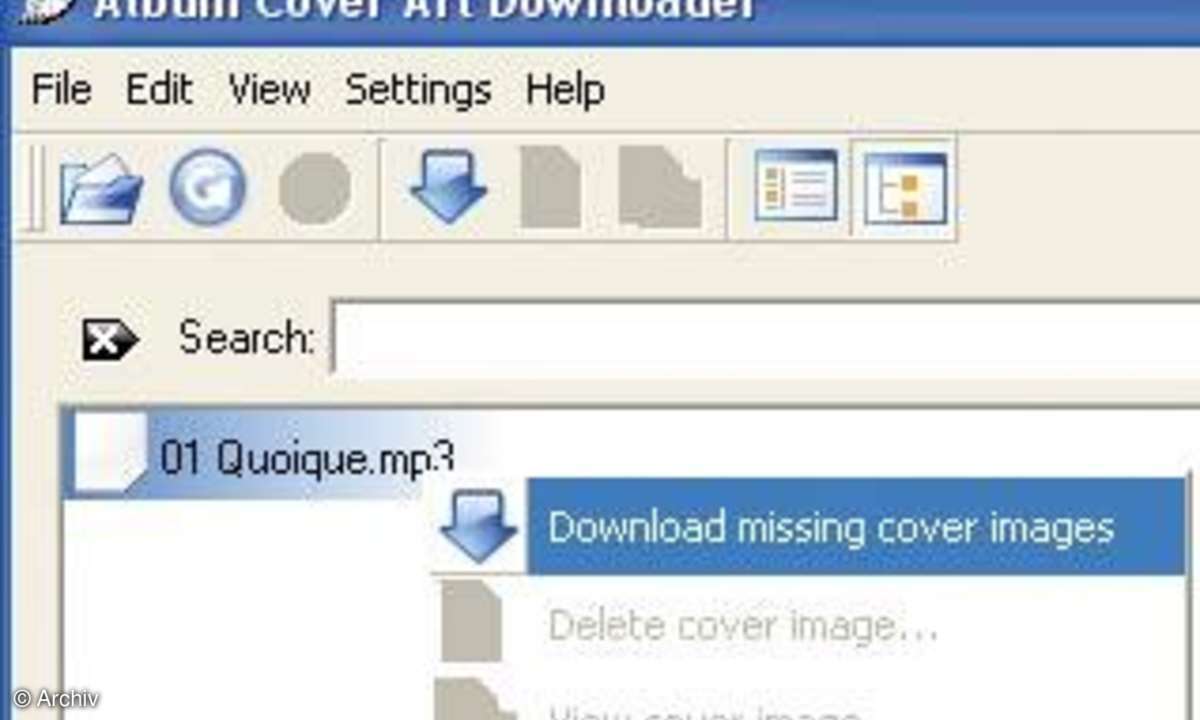 MP3-Freeware: Album Cover Art Downloader