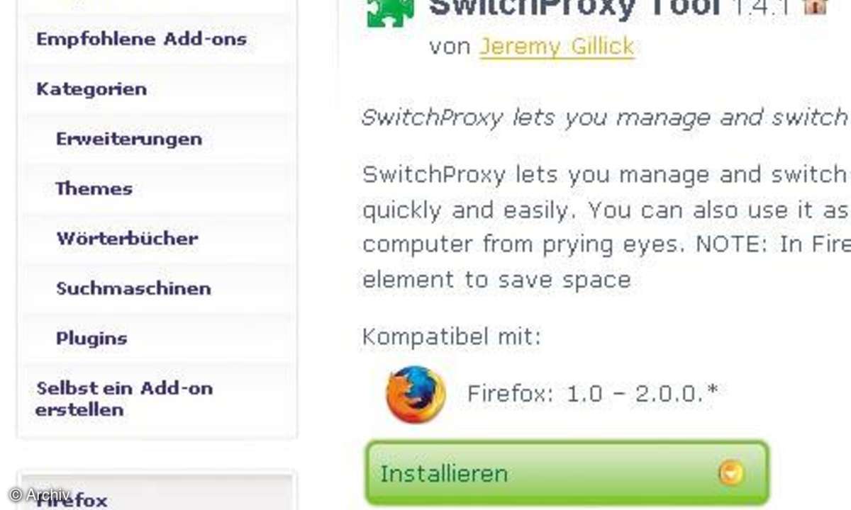 Anonym surfen und downloaden