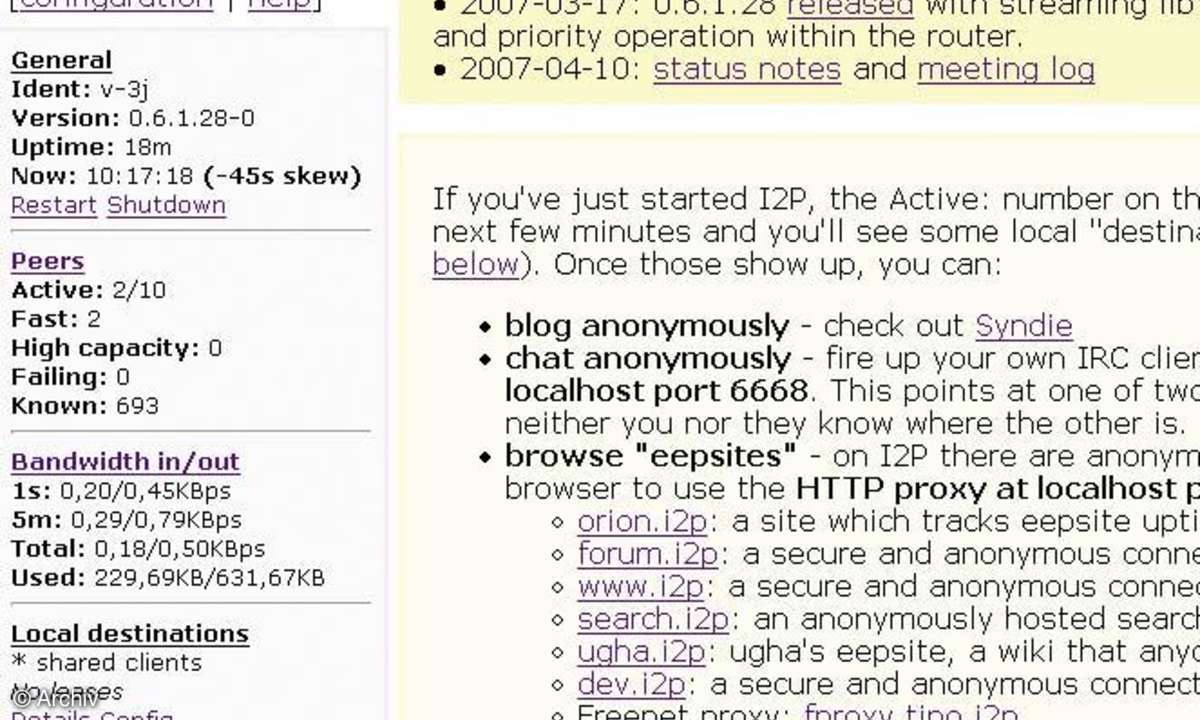 Anonym surfen und downloaden