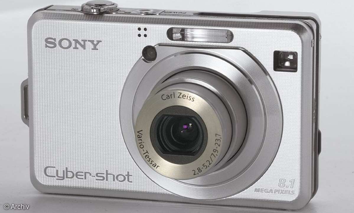 Sony Cybershot DSC-W100 Vorderseite