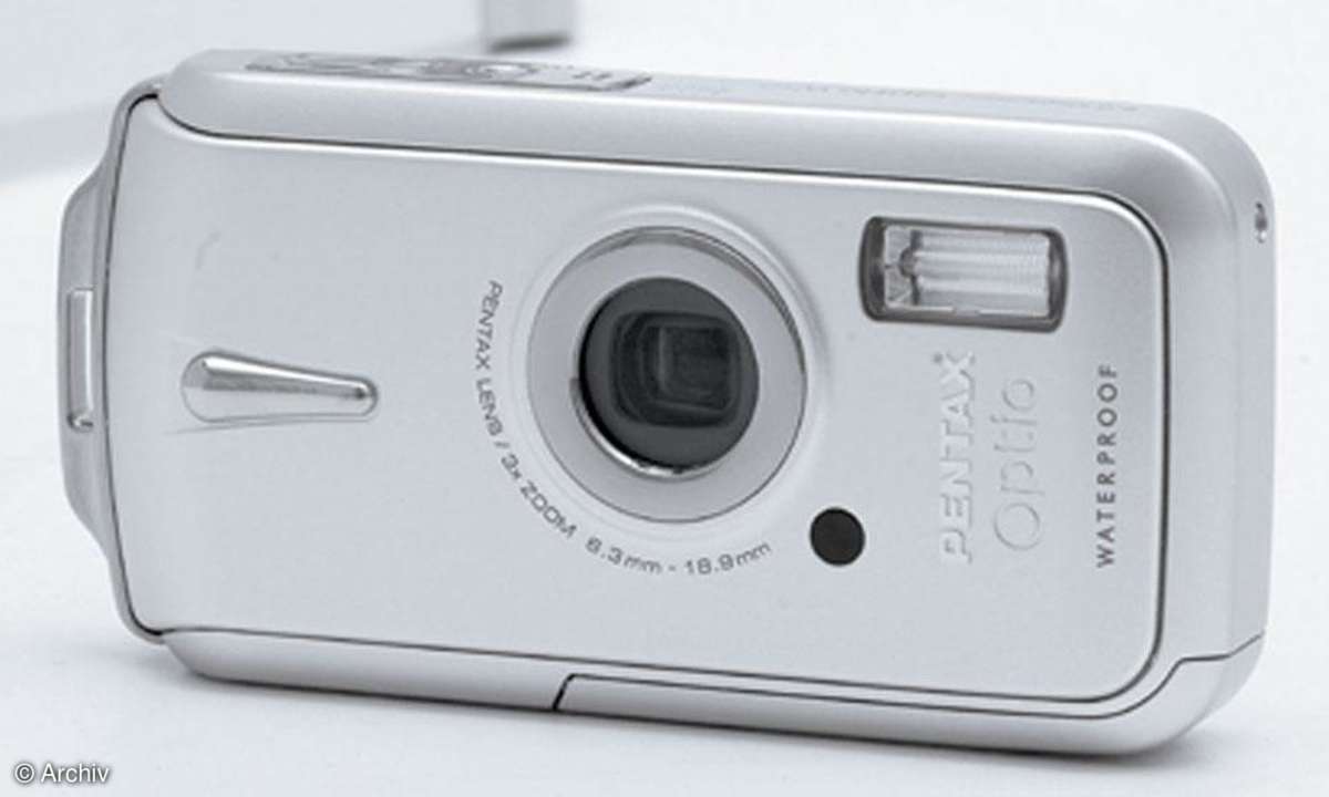 Pentax Optio W10 Vorderansicht