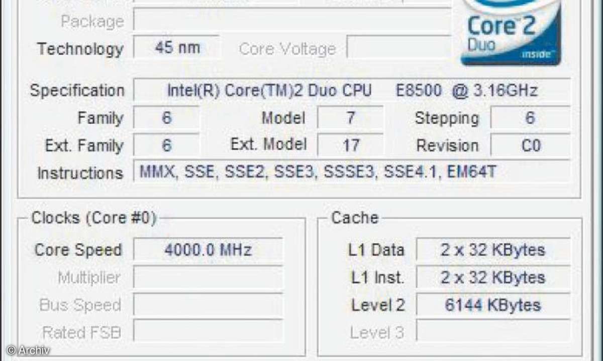 Leistungsvergleich Dual-gegen Quad-Core-Prozessor