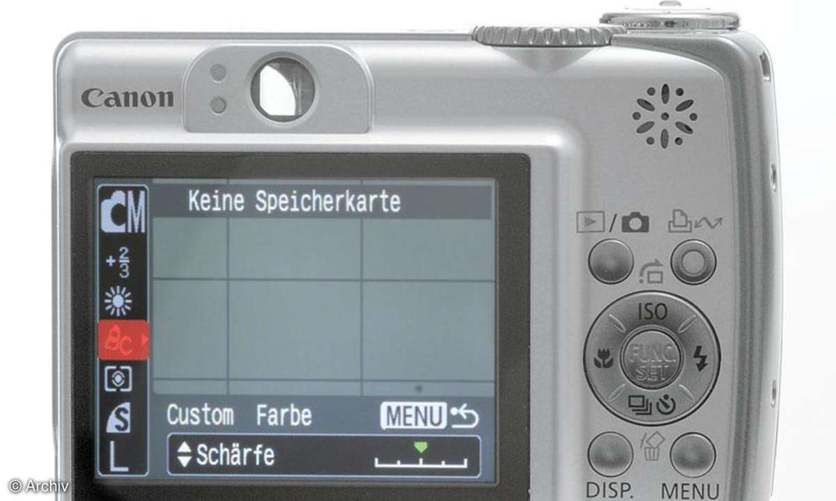 Canon Powershot A560 Menü My Colour