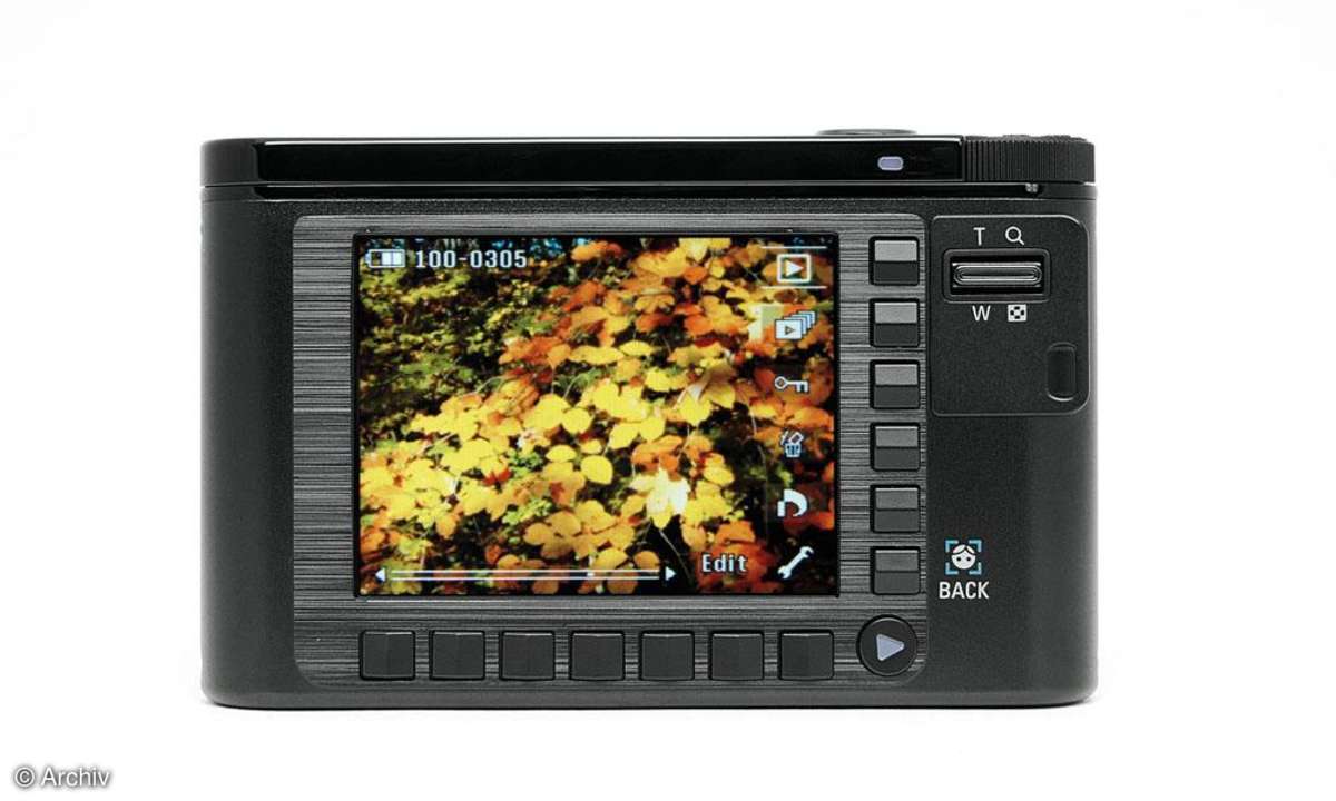 Samsung NV20 Rückseite