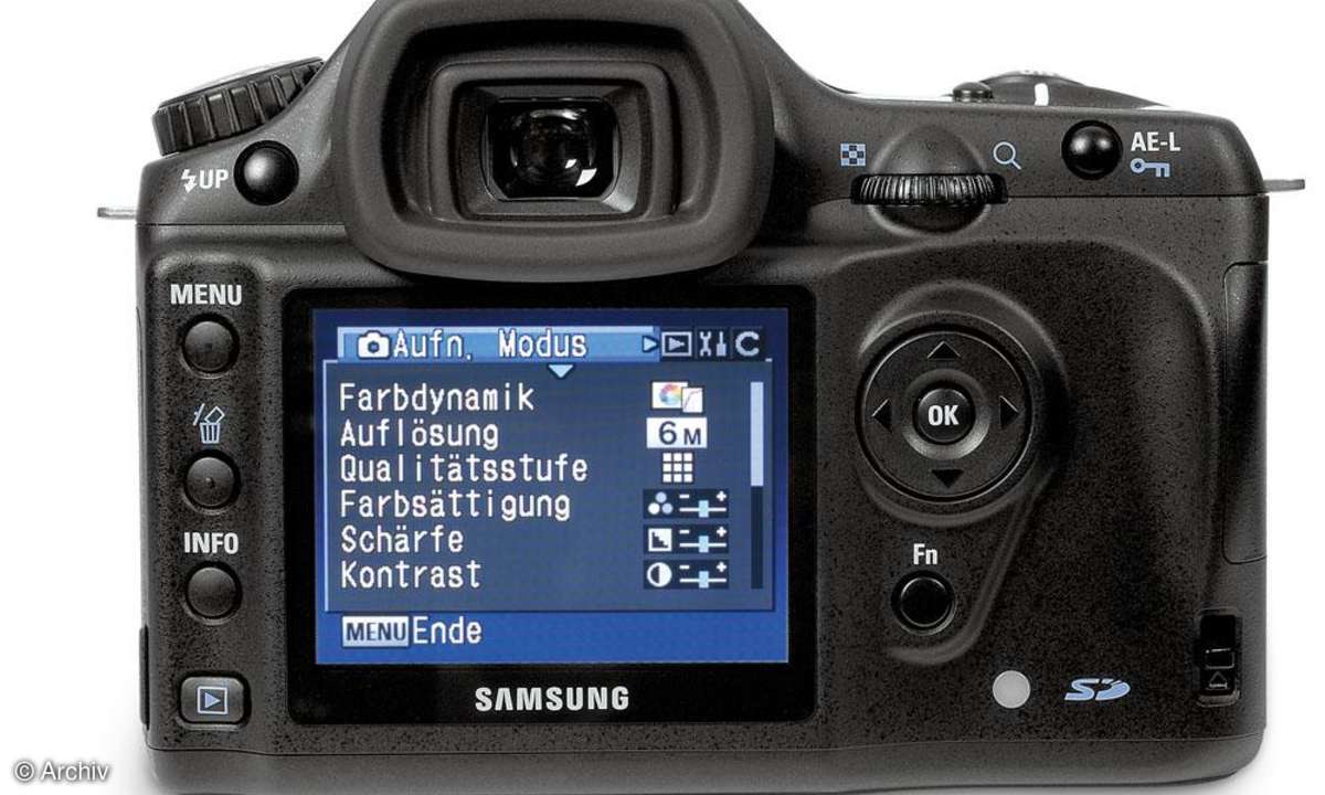 Samsung GX-1L/1S Rückseite