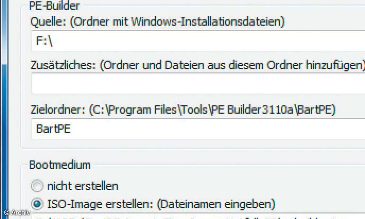 Software: Windwos Rettungs-CD mit Treibern für AHCI und RAID