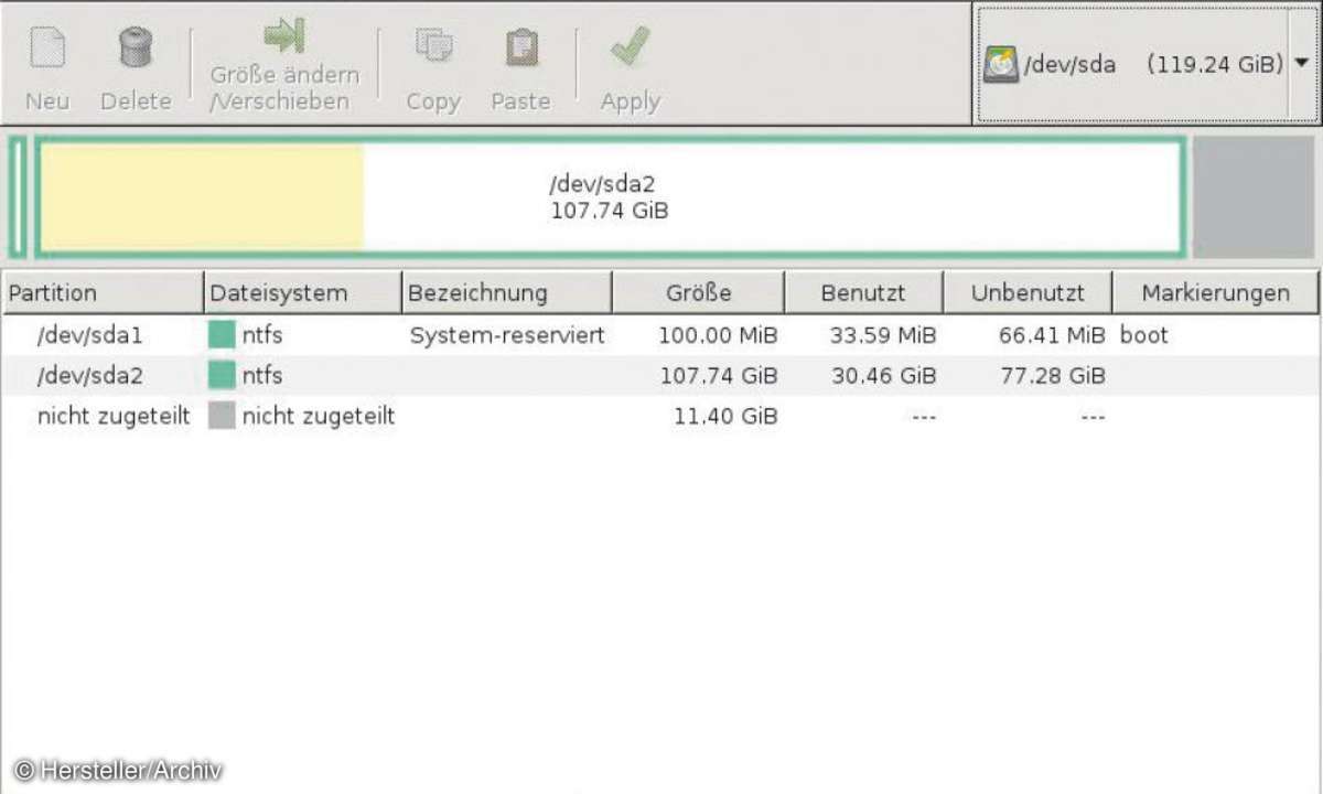 GParted, software, tools