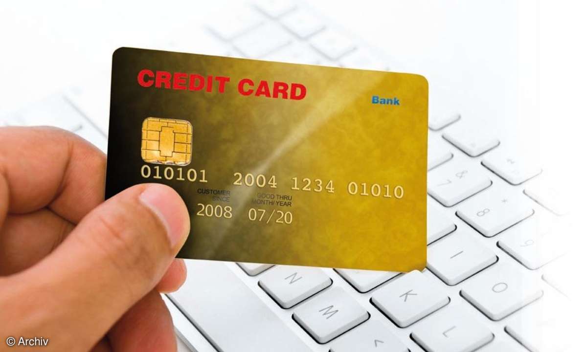 Kreditkarte Online-banking