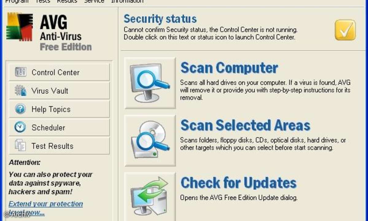 AVG Anti-Virus Free Edition