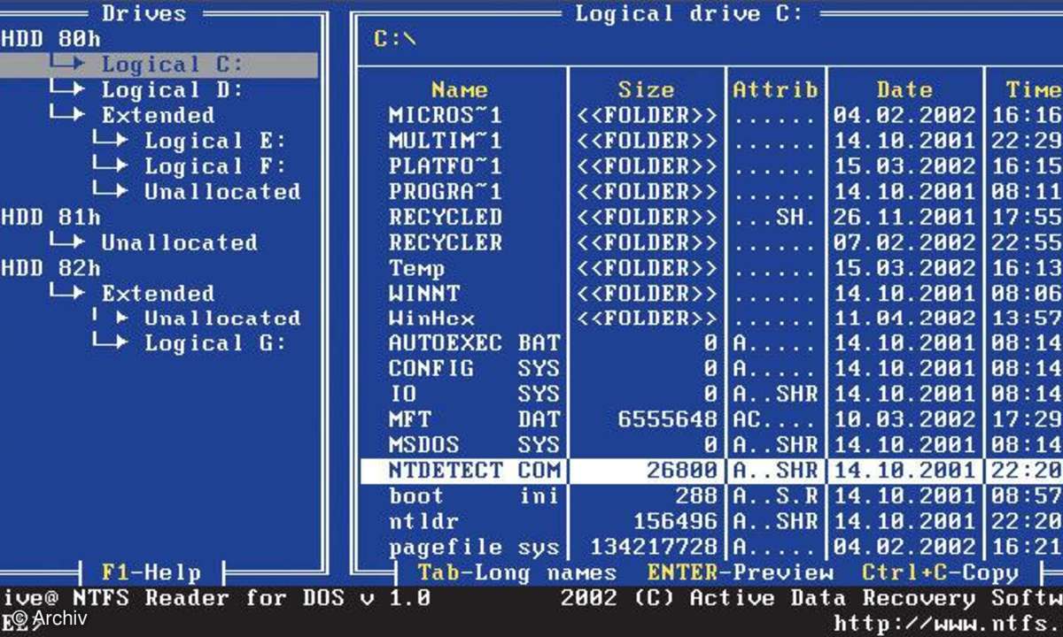 NTFS-Reader