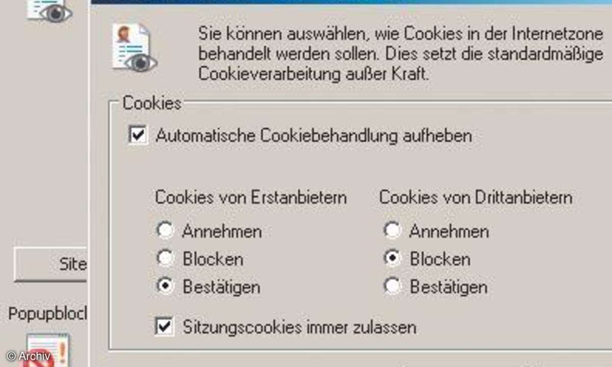 Herkömmliche Cookies