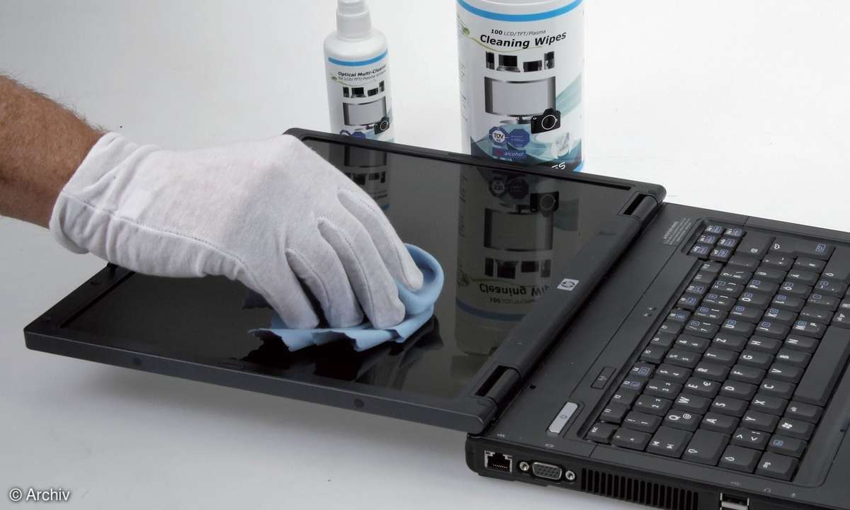 Notebook-Displays entspiegeln