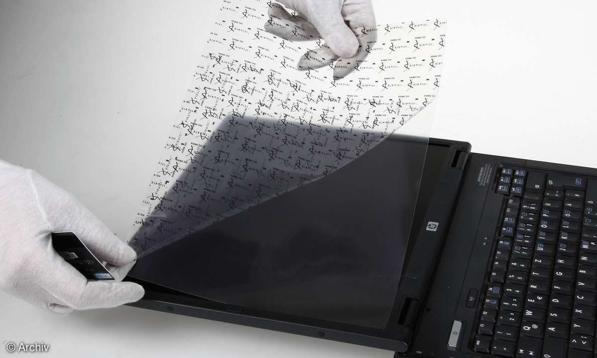 Notebook-Displays entspiegeln
