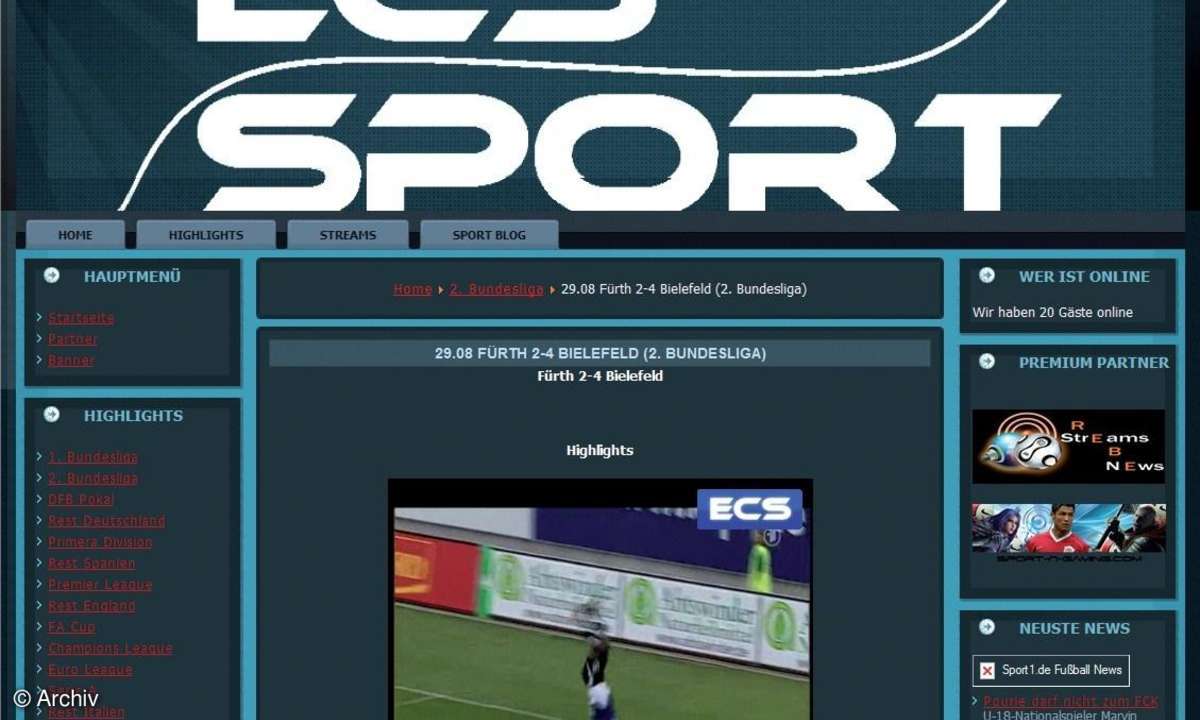 Bundesliga live - gratis übers Internet schauen