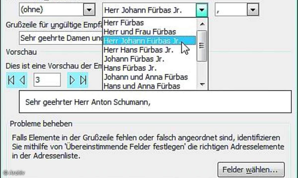 Workshop: Serienbriefe