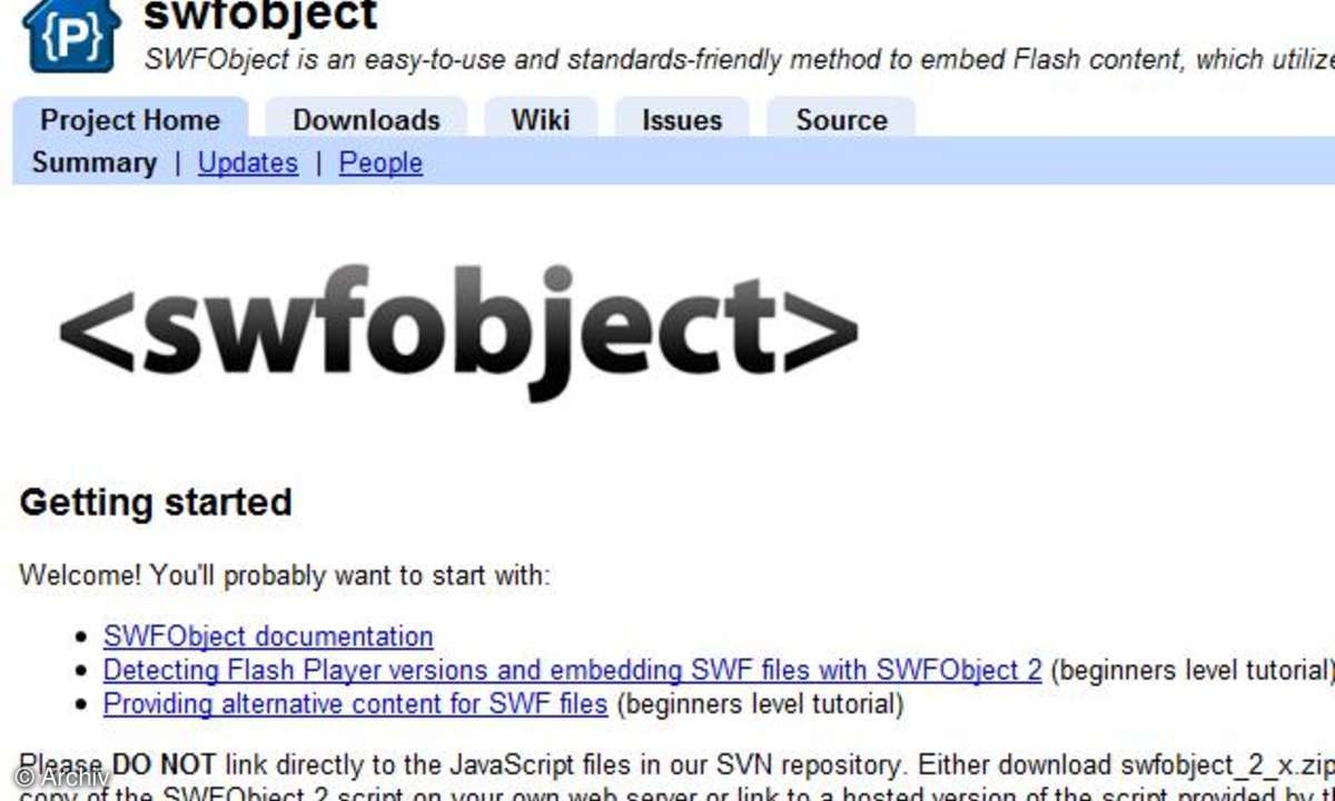 SWFObject
