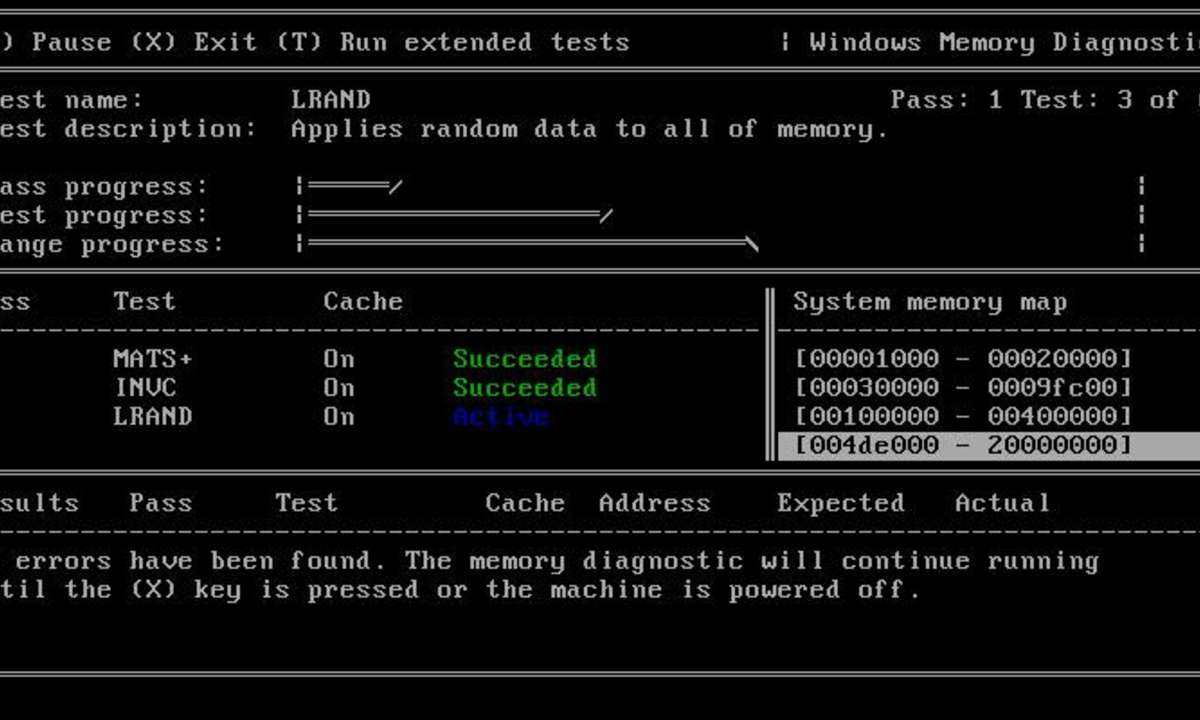 Windows Memory Diagnostic