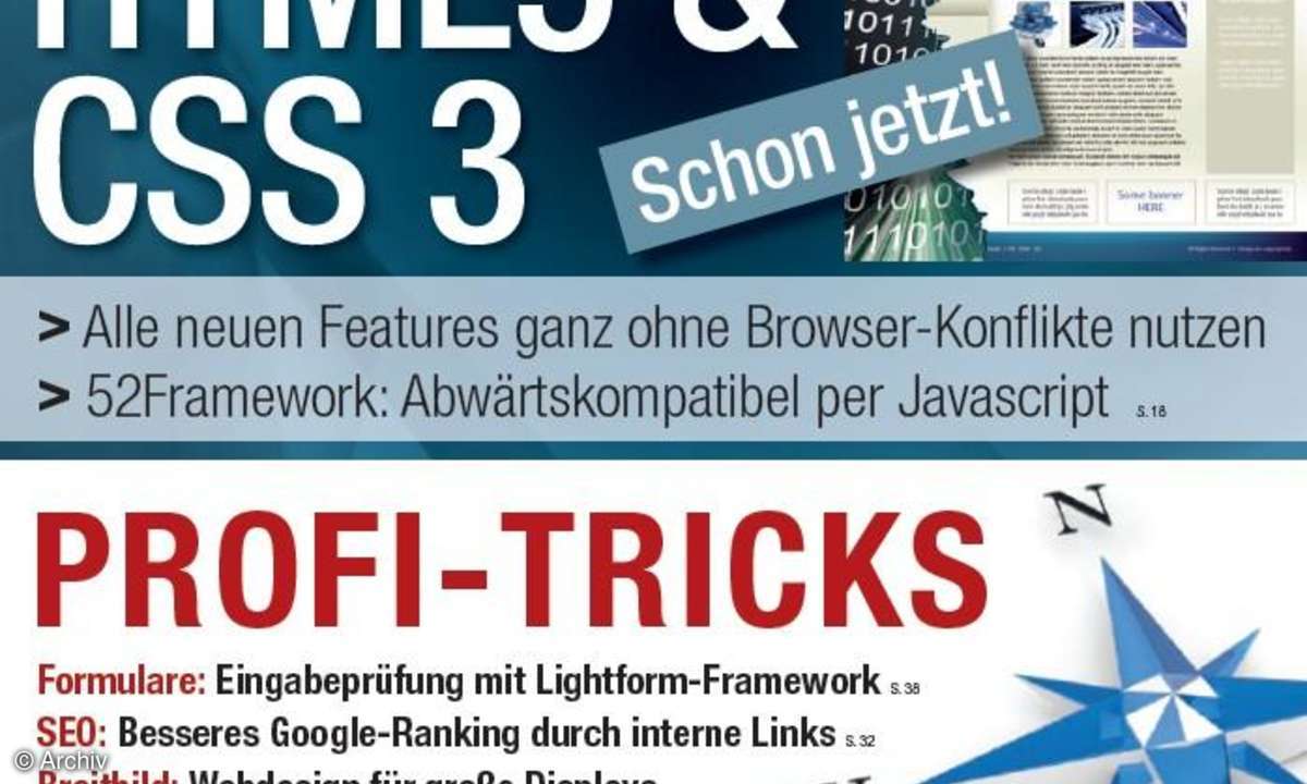 Inhaltsverzeichnis Internet Magazin 7/2010