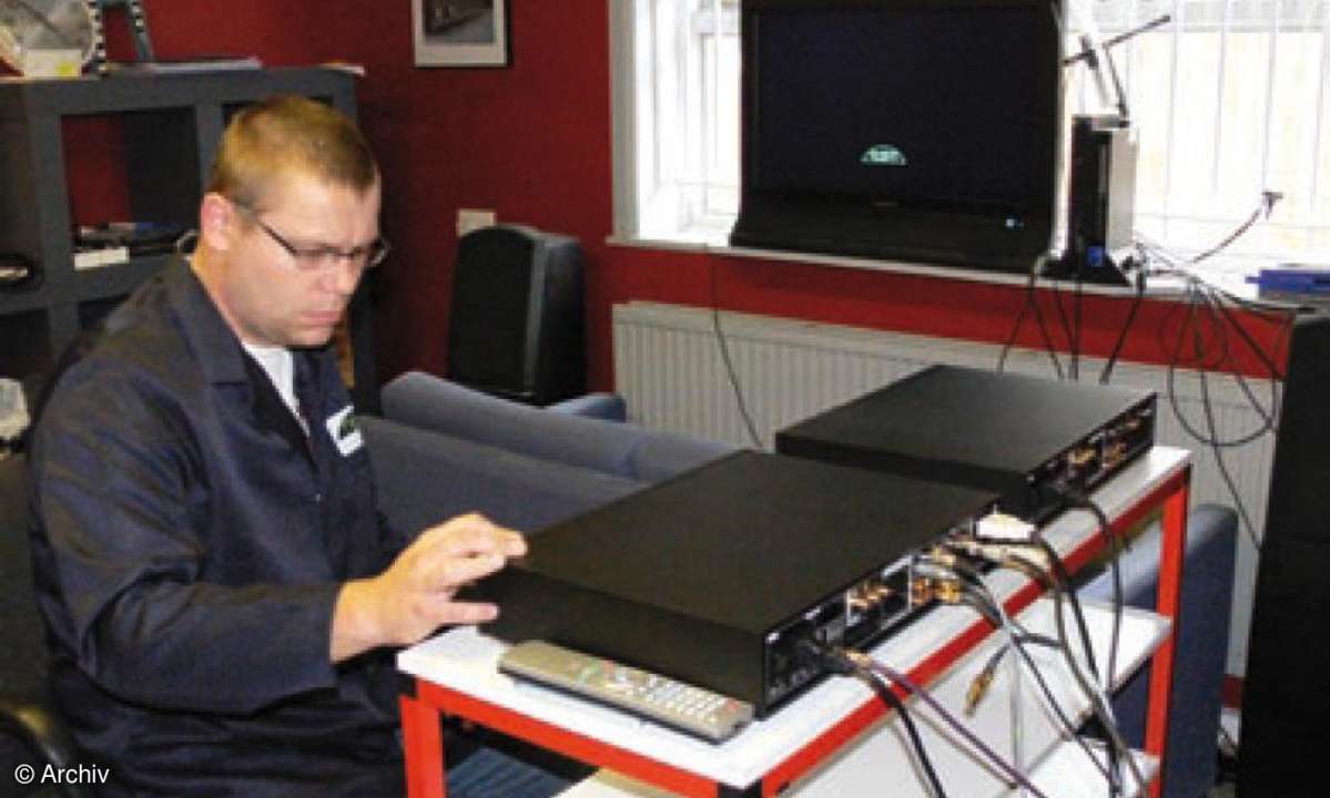 Standardisierter Hörtest bei Naim