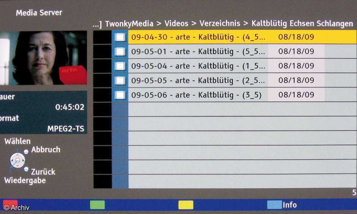 "Nicht verwenden" Test TV & Beamer: Fernseher 05/10