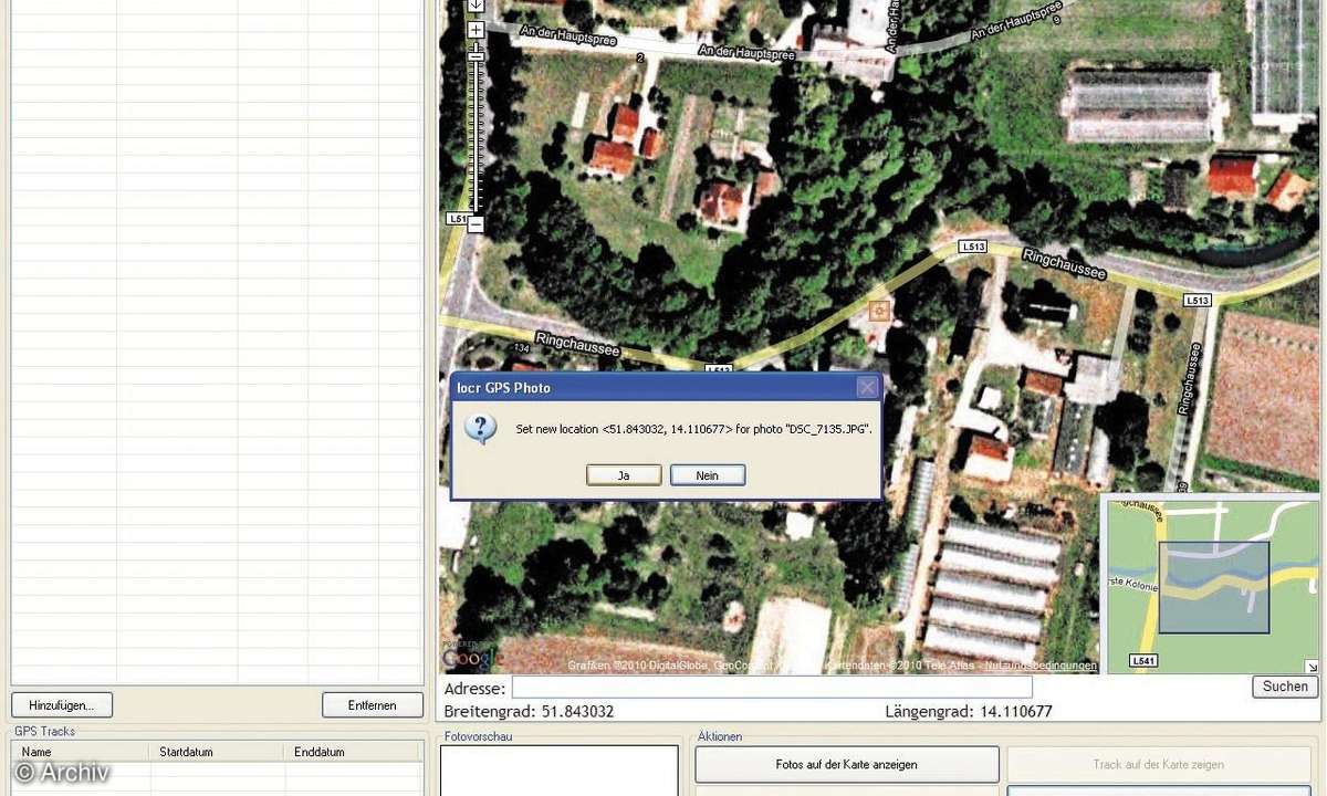 Fotos mit Geodaten aufwerten