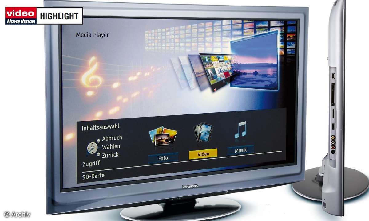 Der Panasonic TX-L37D25E in Bildern