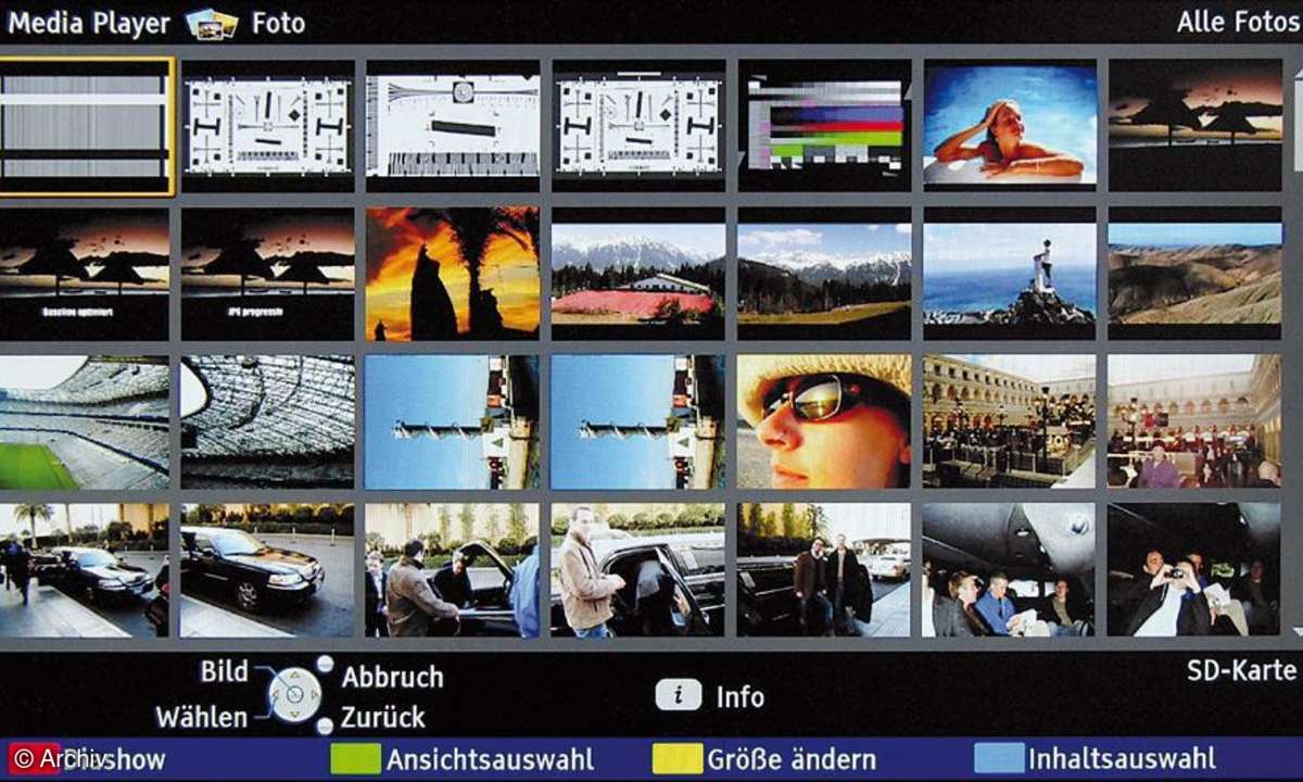 Der Panasonic TX-L37D25E in Bildern