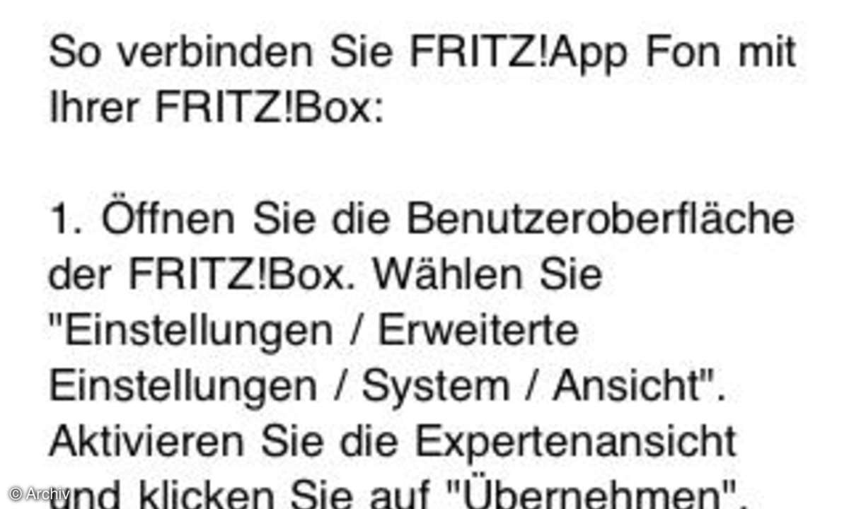 Fritz!App iPhone