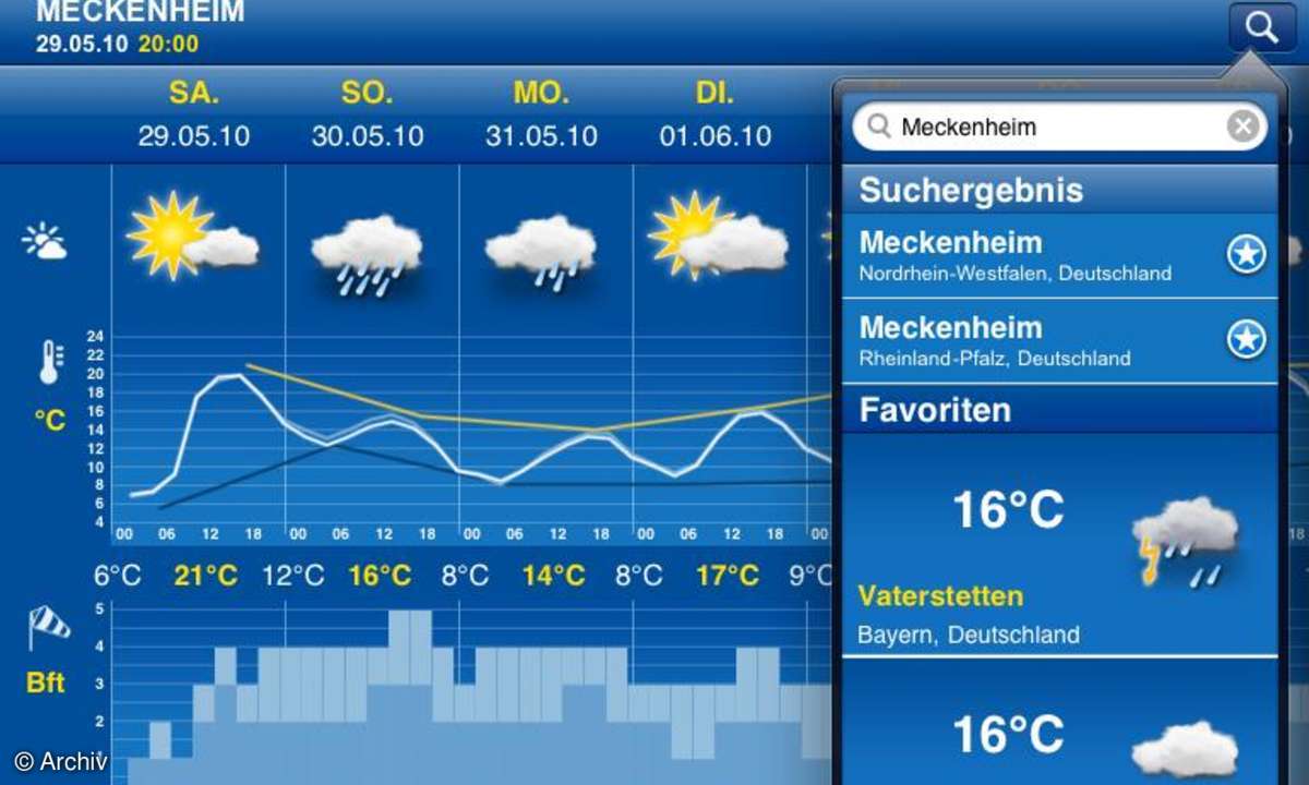 Apple iPad Weather Pro HD App