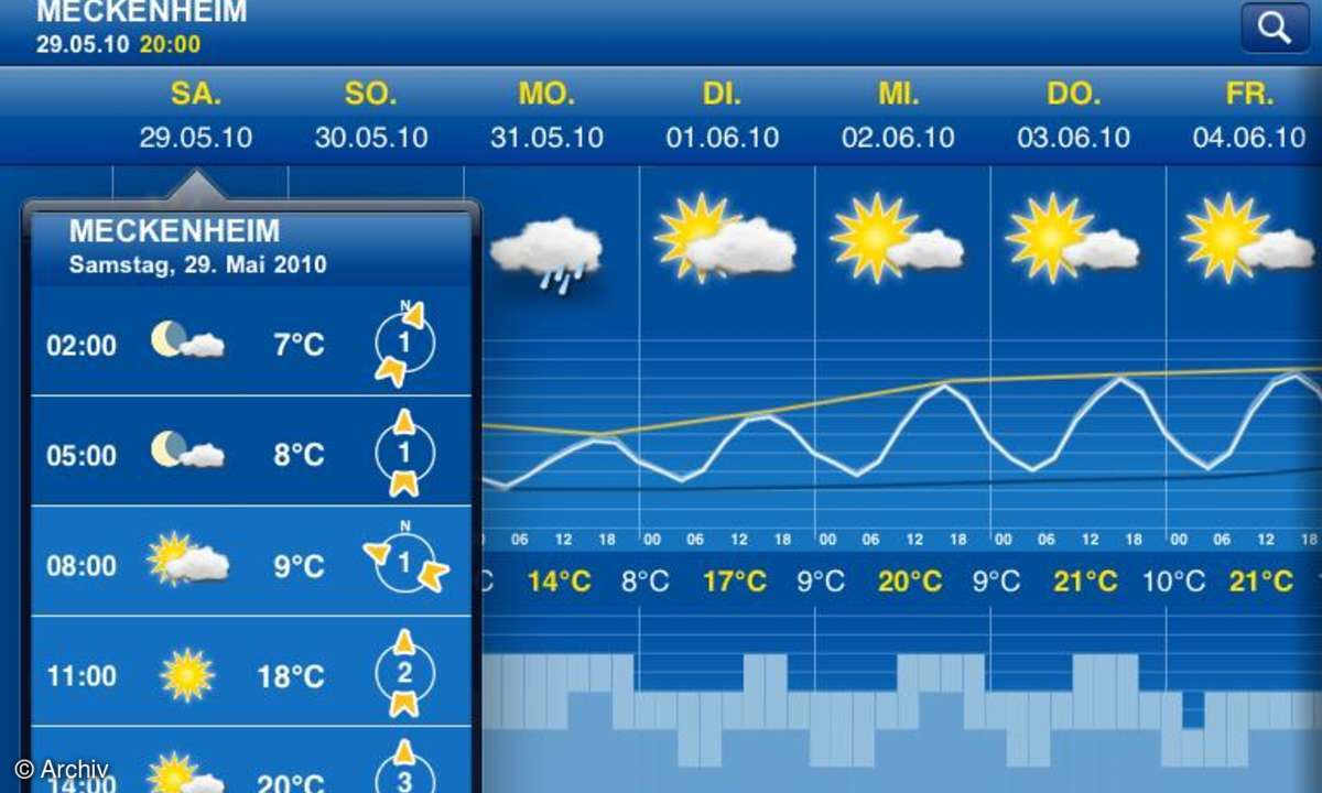 Apple iPad Weather Pro HD App