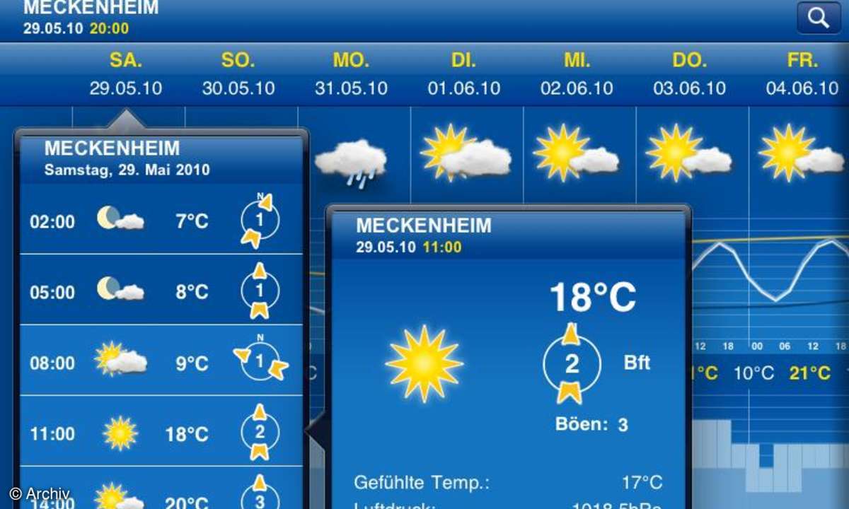 Apple iPad Weather Pro HD App