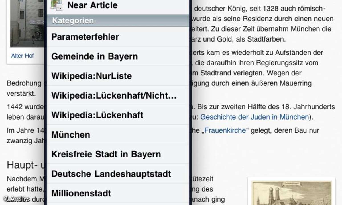 Apple iPad Wikipanion App
