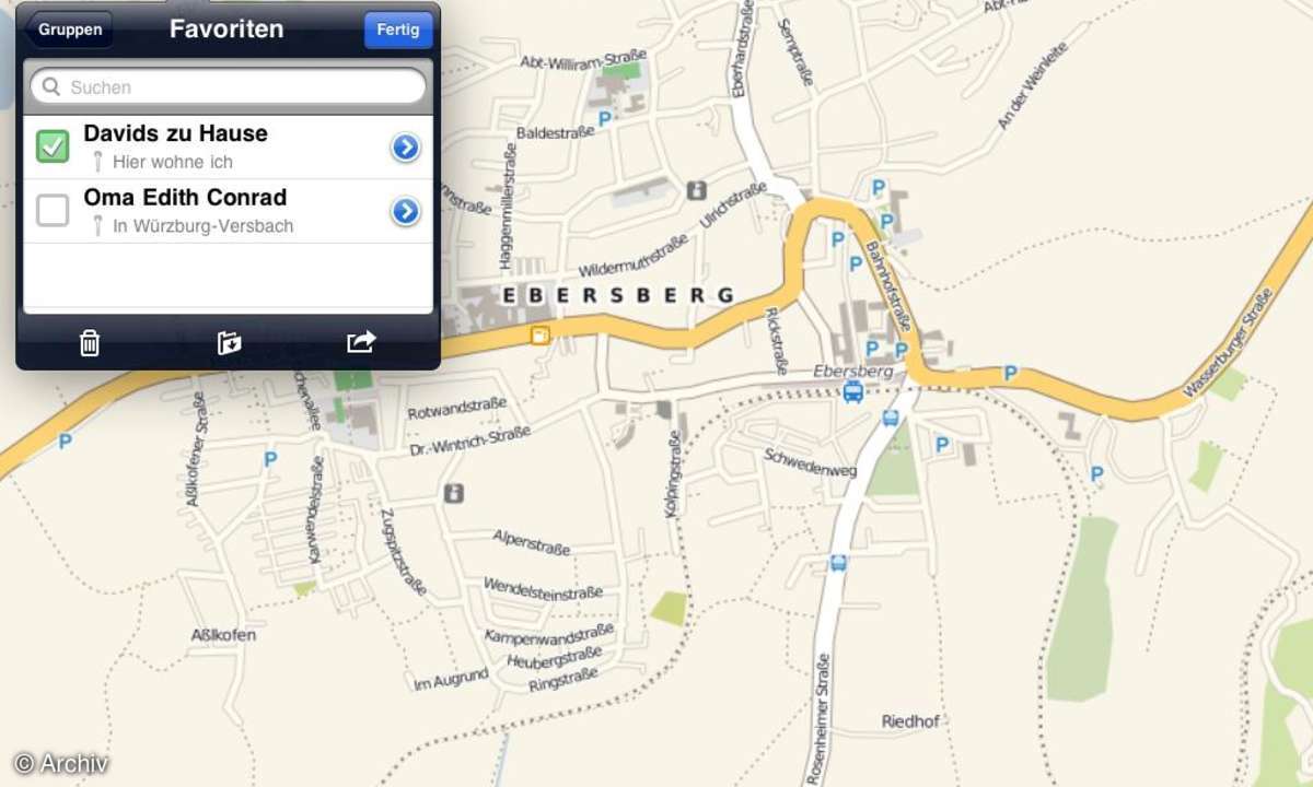 Apple iPad Offmaps App