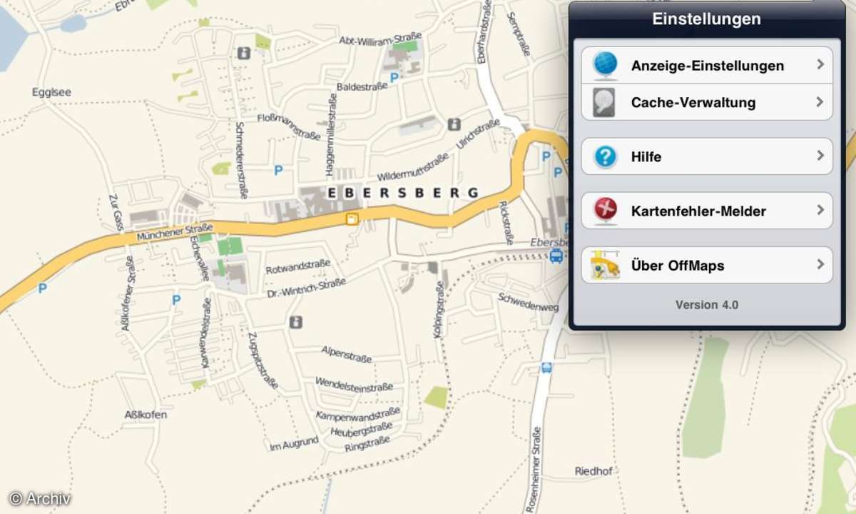 Apple iPad Offmaps App