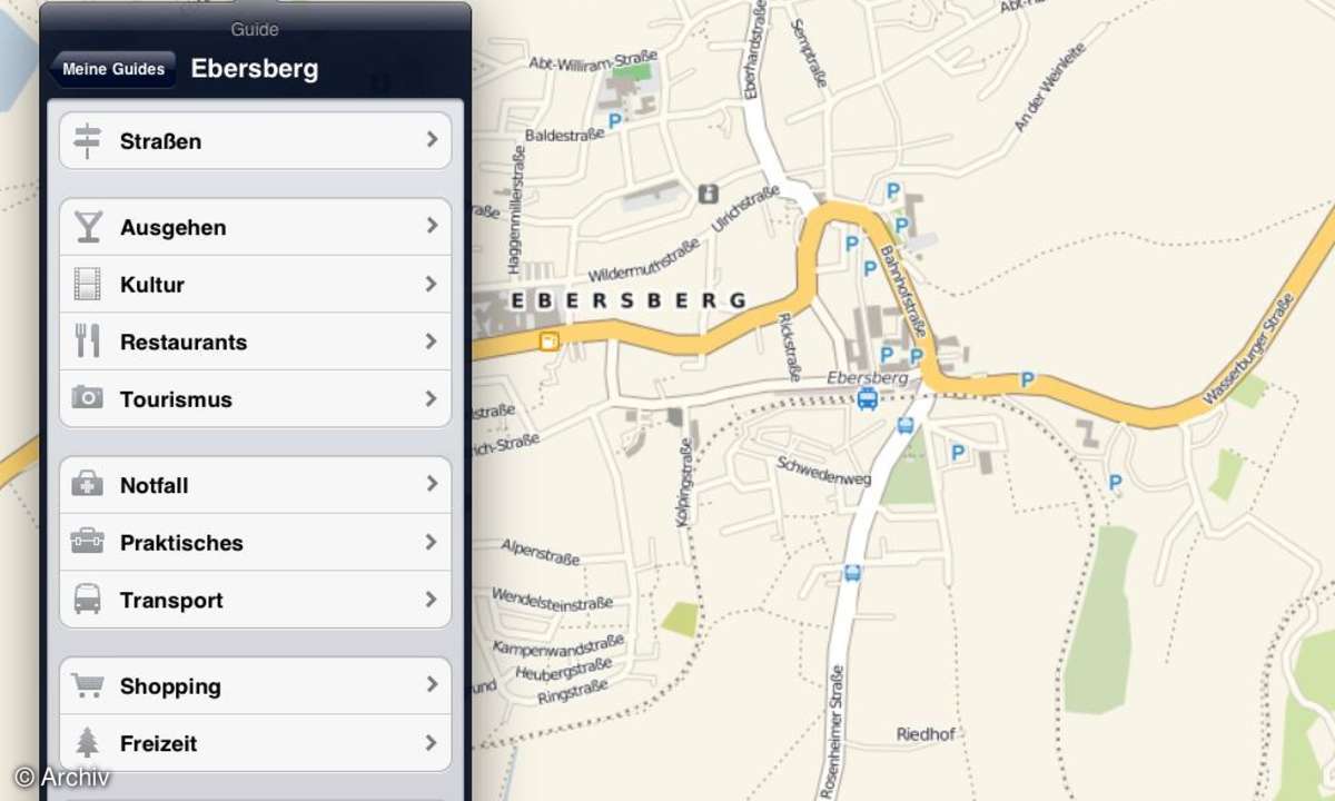 Apple iPad Offmaps App