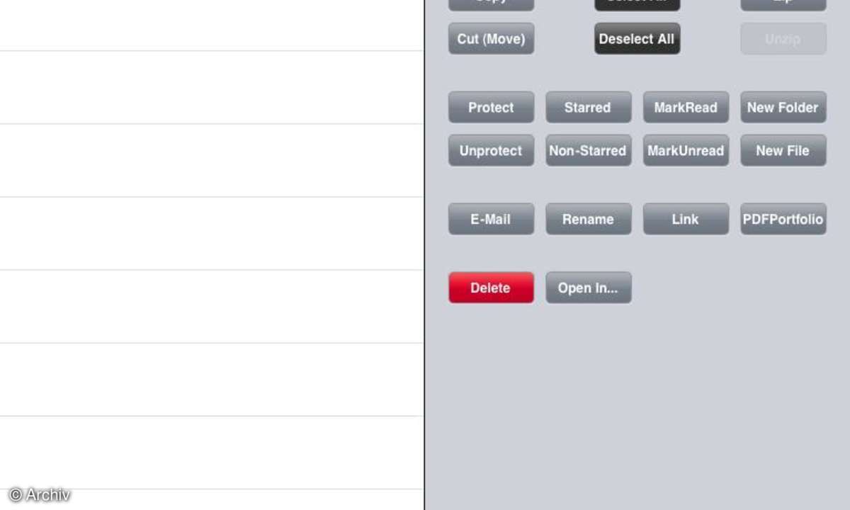 Apple iPad GoodReader App