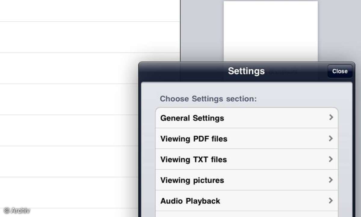 Apple iPad GoodReader App