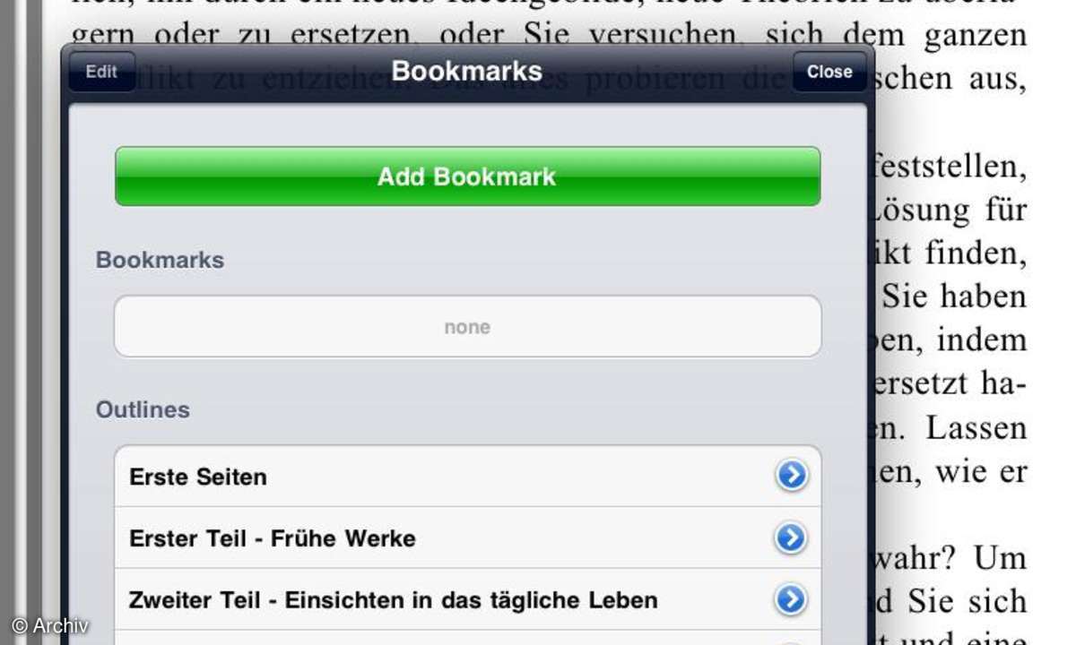 Apple iPad GoodReader App