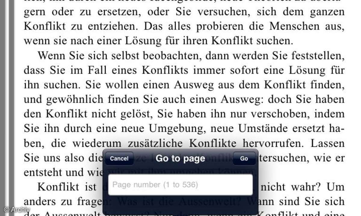 Apple iPad GoodReader App