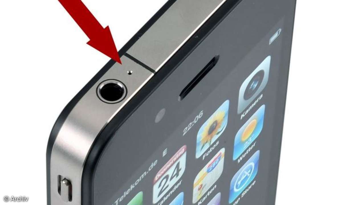 Apple iPhone von oben