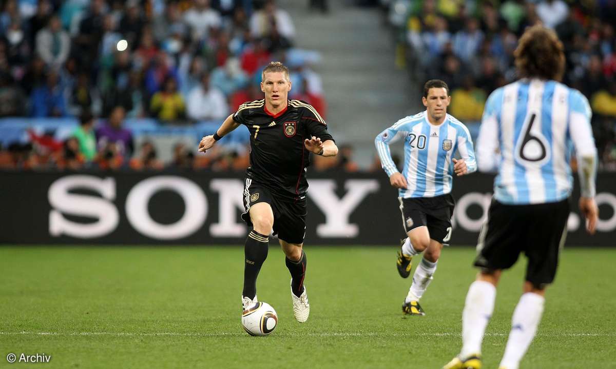 WM-Viertelfinale Deutschland gegen Argentinien in Südafrika (2010)