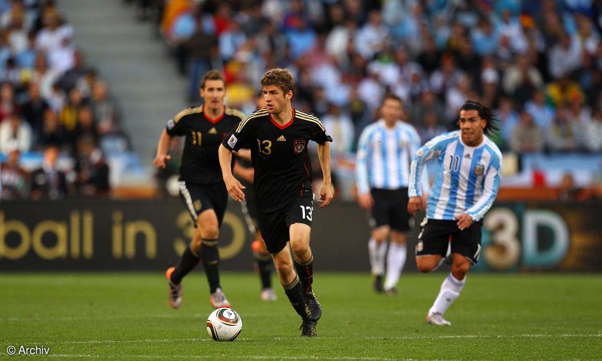WM-Viertelfinale Deutschland gegen Argentinien in Südafrika (2010)