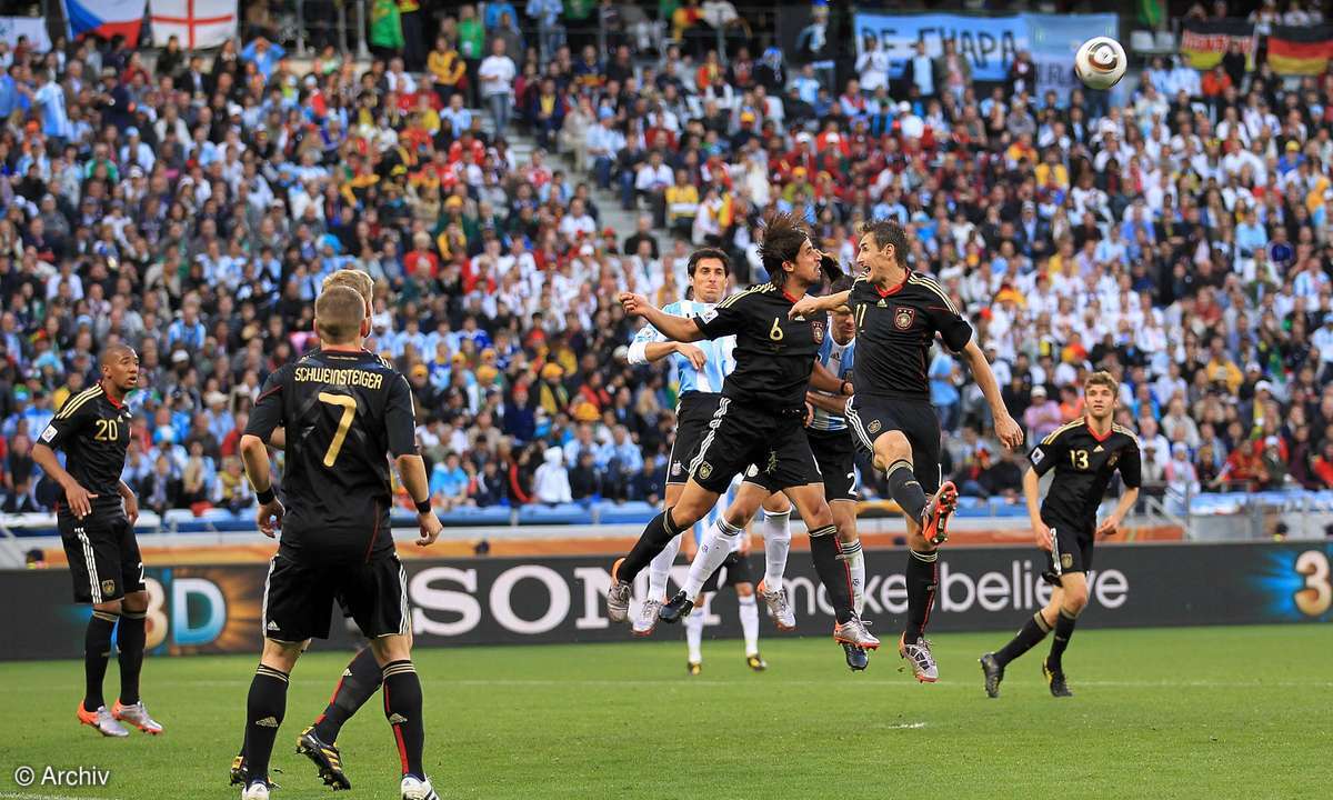WM-Viertelfinale Deutschland gegen Argentinien in Südafrika (2010)