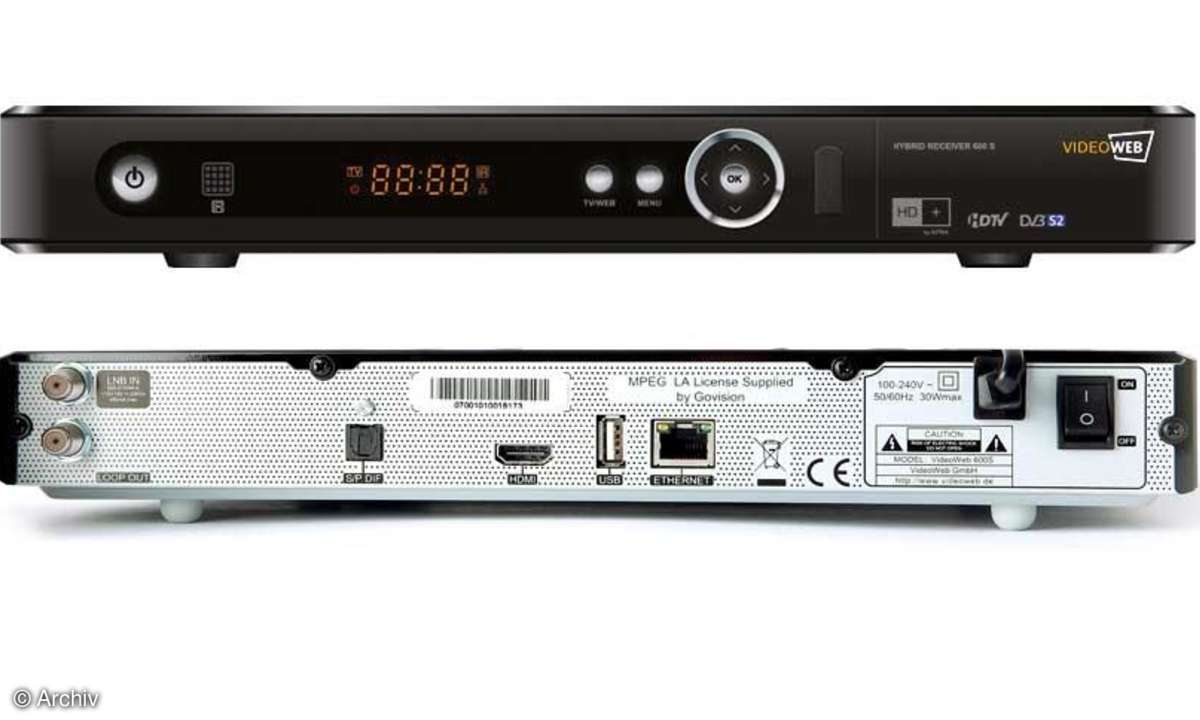 Hybrider HDTV-Receiver VideoWeb 600S
